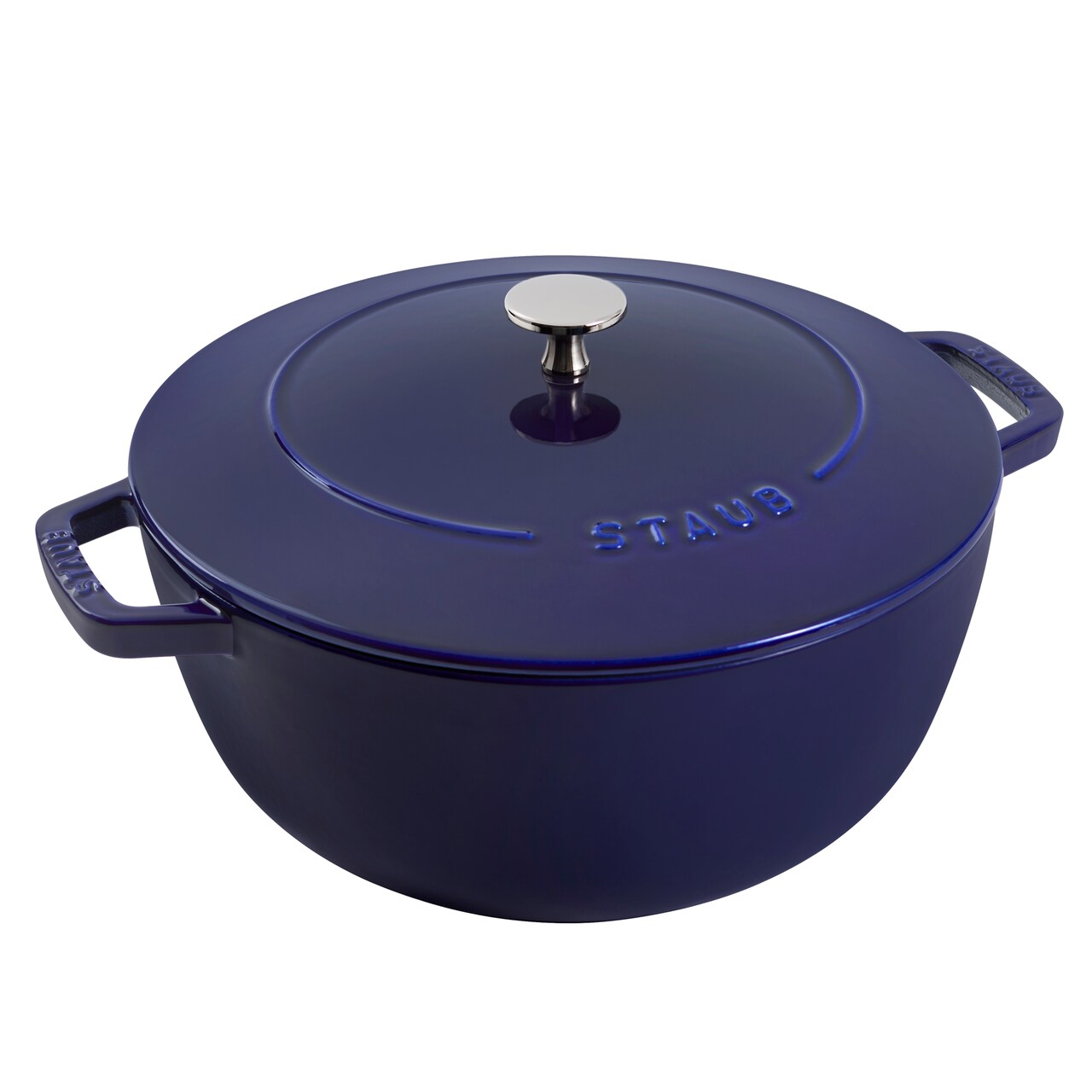 Staub Cast Iron Essential French Oven, Dutch Oven, 5-quart, serves 5-6, Made in France